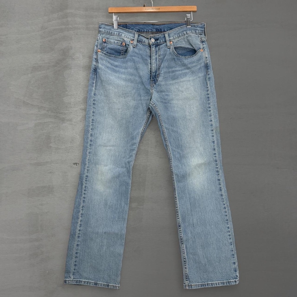 Levi's 527 Slim Bootcut Jeans Light Wash Denim 32 x 30